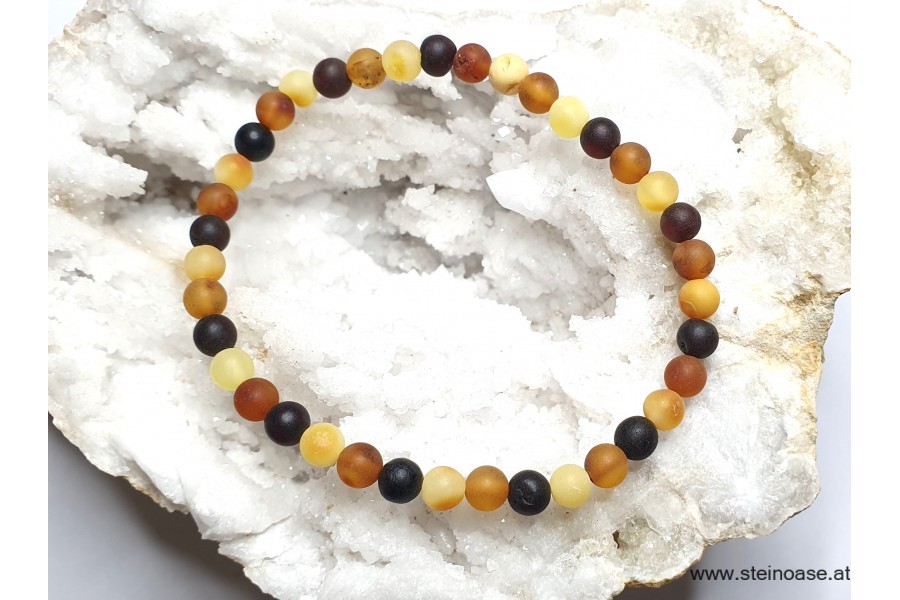 Armband Bernstein Gr.M - 4mm - MATT